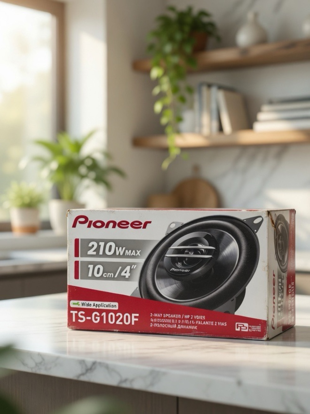 Pioneer TS-G1020F 10cm (4”) 2-Way Coaxial Car Speakers